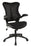 Executive Medium Back Mesh Chair with AIRFLOW Fabric on the Seat - Black