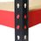 1600x750x350mm 175kg UDL 4x Tier Freestanding FastLok RB Boss Unit with Red & Black Powdercoated Steel Frame & MDF Shelves