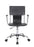 Designer Slimline Armchair with Tubular Chrome Frame - White