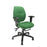 Ergonomic Medium Back Multi-Functional Synchronous Operator Chair with Adjustable Arms - Wine