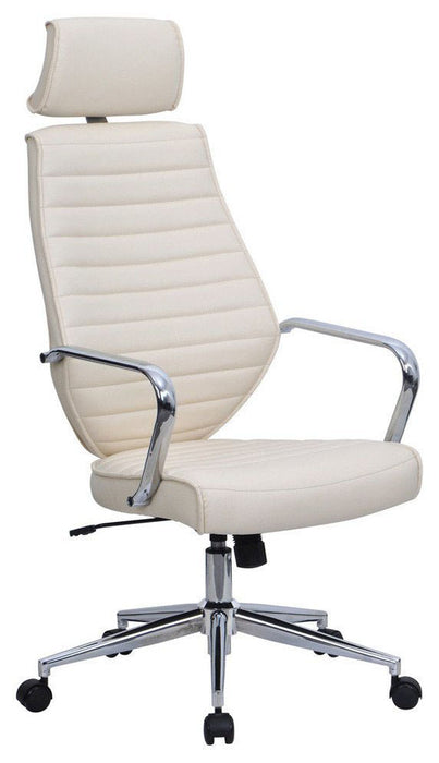 GLOBE Designer Leather Effect Executive High Back Office Chair