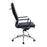 ADVANTIS Contemporary High Back Bonded Leather Executive Armchair With Chrome Base - Black