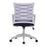 CULLIS Designer Mesh Ergonomic Office Chair with White Frame