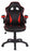 Executive Ergonomic Gaming Style Office Chair with Folding Arms, Integral Headrest and Lumbar Support - Black