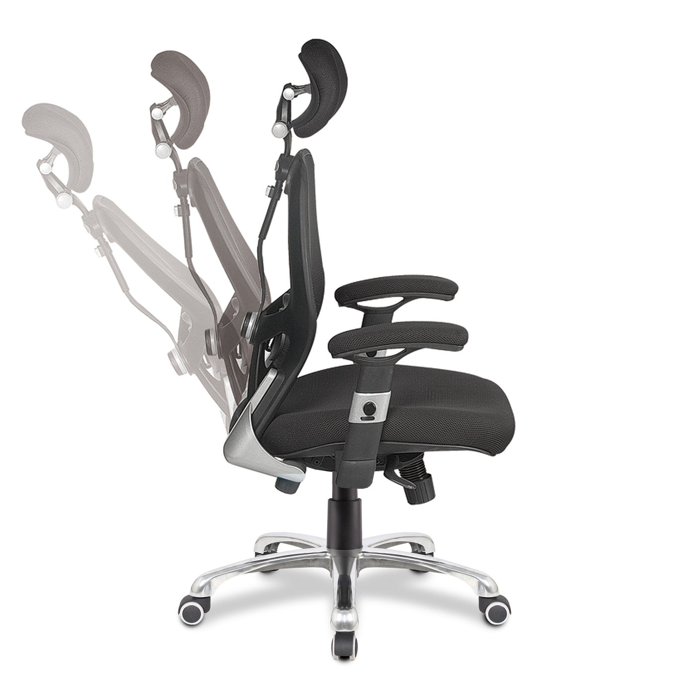 Milan direct deluxe mesh ergonomic office chair with headrest sales