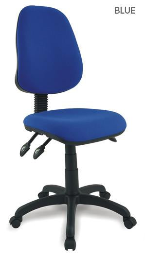 Medium Back Synchronous Operator Chair - Triple Lever - Black