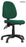Medium Back Synchronous Operator Chair - Triple Lever with Height Adjustable Arms - Black